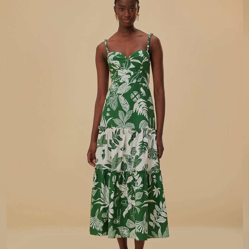 Forest Soul Mix Midi Dress